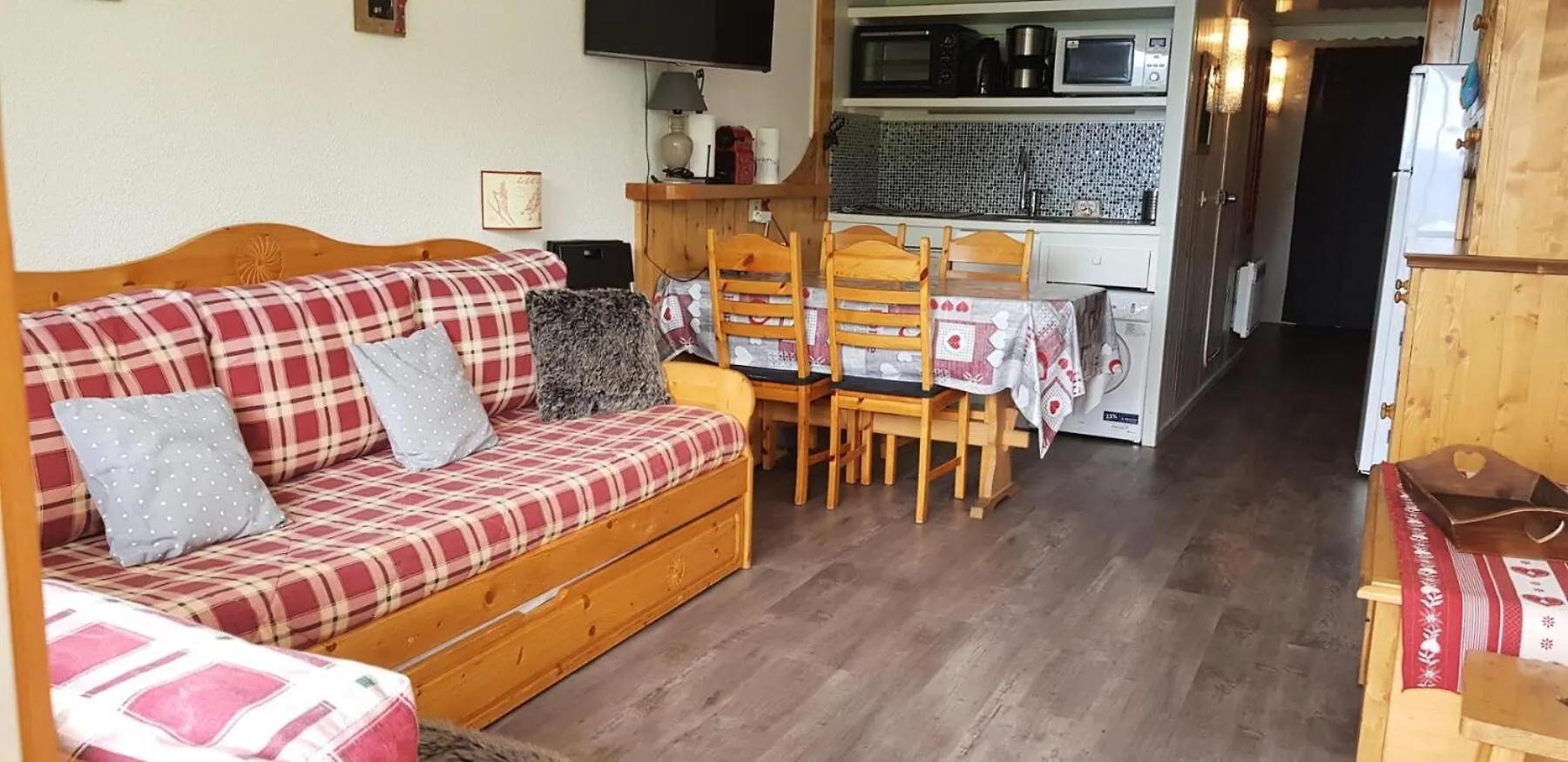 Residence Pierra Menta - Charmant Studio Pour 5 Personnes Proche Des Pistes Et Des Commerces Dans Le Village Du Charvet A Arc 1800 Mae-1730 Les Arcs  0*, Les Arcs (Savoie)